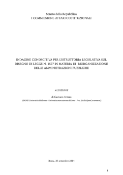 Prof. Gaetano Armao - Senato della Repubblica