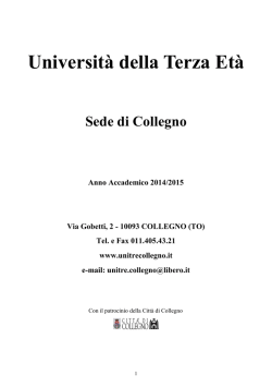 Universit&agrave; della Terza Et&agrave;