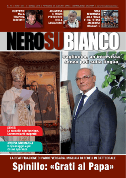 N.11 | Anno XVII | 8 Giugno 2014