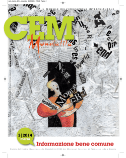 Informazione bene comune - CEM Mondialita