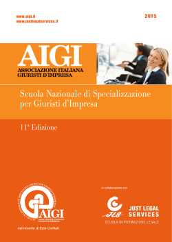 Scarica la Brochure - Just Legal Services