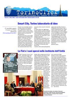 Smart City, Torino laboratorio di idee