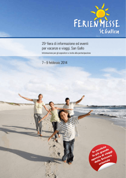 25a fiera di informazione ed eventi per vacanze e viaggi, San