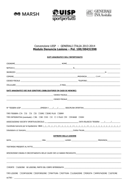 Modulo Denuncia infortunio