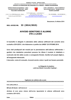 33 - udienze settimanali _G-A_ - IIS