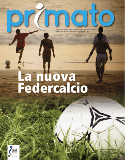 La nuova Federcalcio - ASI Sport Equestri