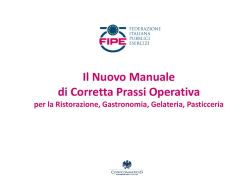 Il Nuovo Manuale di Corretta Prassi Operativa per la