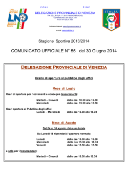 COM. UFF. 55 - FIGC Veneto