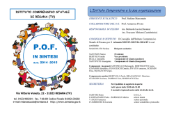 P.O.F. - Istituto Comprensivo Statale di Resana