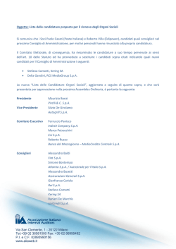 Via San Clemente, 1 - 20122 Milano Tel:+39 02 36581500 Fax