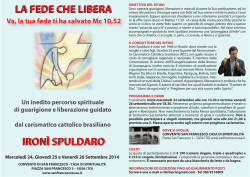 ironì spuldaro la fede che libera la fede che libera ironì spuldaro