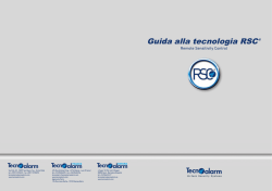 Scarica la brochure dei Prodotti con tecnologia RSC