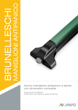 Scarica Consulta la documentazione di BRUNELLESCHI.