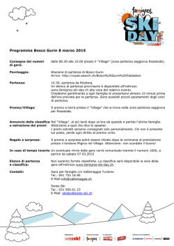 Programma Bosco Gurin 8 marzo 2015