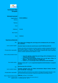 Coccia Gabriella - Regione Siciliana