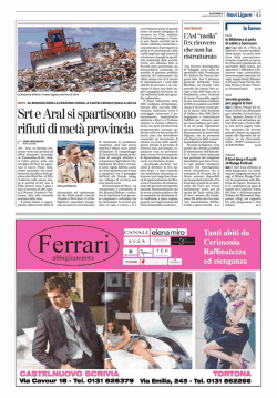 La Stampa Alessandria - anaao assomed piemonte