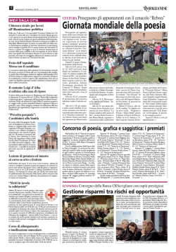 Giornata mondiale della poesia