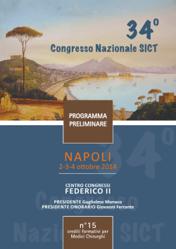 Napoli - 34. Congresso Nazionale SICT