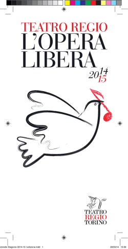 Programma - Teatro Regio di Torino