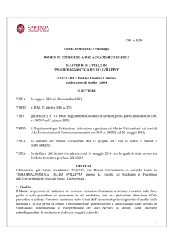 Psicodiagnostica dello sviluppo... Cannoni