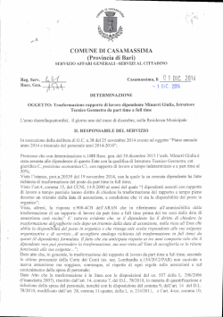 determina n.1571 - Comune di Casamassima