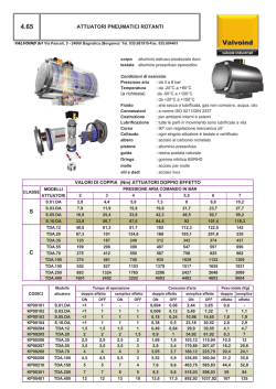 Attuatori pneumatici