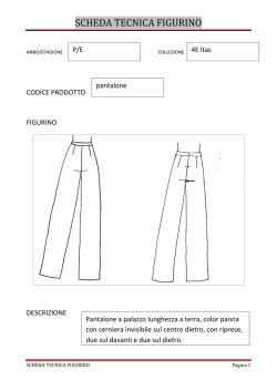 SCHEDA TECNICA FIGURINO