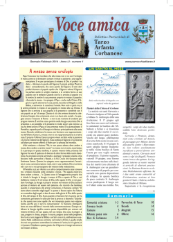 2014-1 - Parrocchia della Purificazione della Beata Vergine