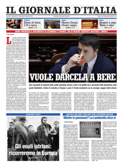 VUOLE DARCELA A BERE