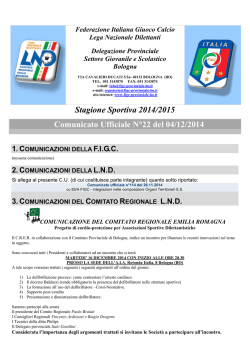 Federazione Italiana Giuoco Calcio - FIGC Delegazione Provinciale