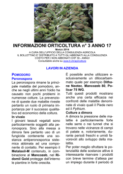Informazioni orticoltura no. 03/2014