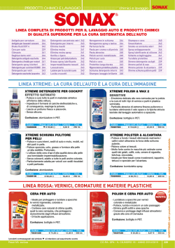 prodotti chimici sonax - DbWeb