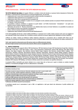 Profilo Commerciale - TIM TUTTO MEDIUM Web