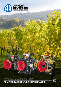 marketing AR - Depliant Agricoltura 2014