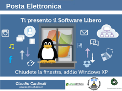 Claudio Cardinali - GNU/Linux User Group Perugia