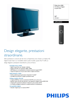 22PFL5403D/10 Philips TV LCD con Digital Crystal Clear