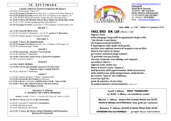 Foglietto Settimanale () - Parrocchia Santa Maria Assunta