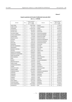 Elenco C DPCM 1 dicembre 2014