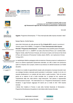 Programma Simulimpresa - Ufficio Scolastico Regionale Piemonte