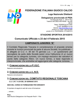 Scarica - Figc - Comitato Regionale Toscana