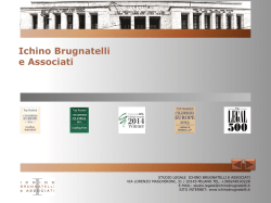 Presentazione in formato PDF - Studio Legale Ichino Brugnatelli e