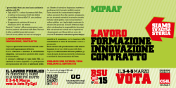 pdf – mipaaf - Elezioni RSU 2015