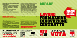 pdf &ndash; mipaaf - Elezioni RSU 2015