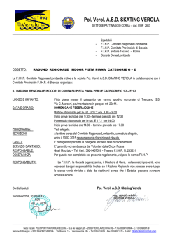 Comunicato - FIHP Comitato Regionale Lombardia Federazione