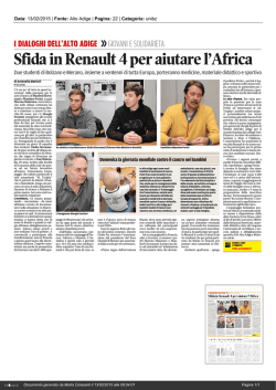 Rassegna stampa - Science South Tyrol