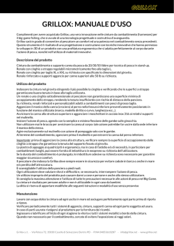 Scarica il manuale d`uso di Grillox