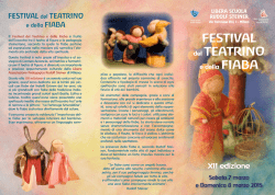 FESTIVAL del TEATRINO - Libera Scuola Rudolf Steiner