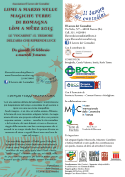 venerd&igrave; 27 Febbraio - Emilia Romagna Turismo