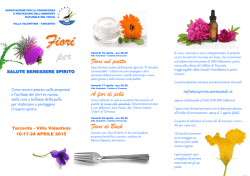 Fiori Fiori - Scoprire camminando