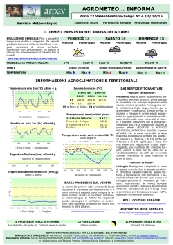 AGROMETEO&hellip; INFORMA